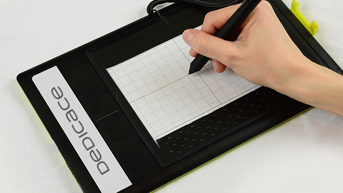 Dedicace® touchpad with paper slots