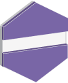 Gravoply™ 2 purple - white