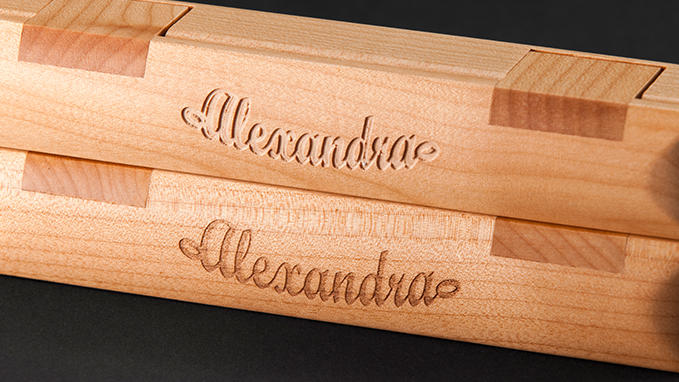 Decorations and finishes on wooden objects