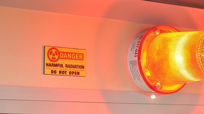 Safety signage for areas with major constraints