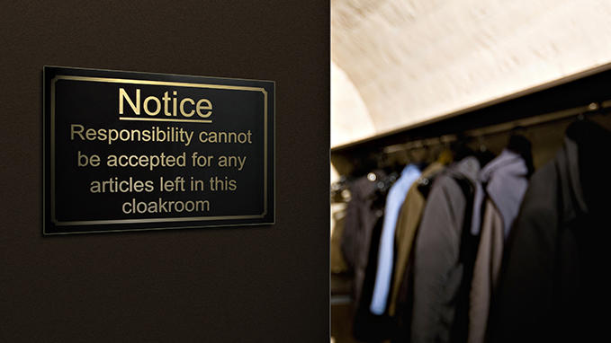 Safety signage: reminder of rules in force and the need for vigilance