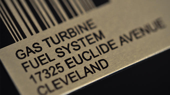 Barcodes in Alumamark™