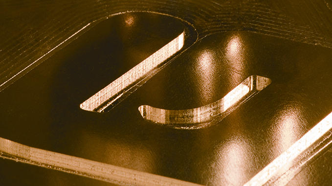 Plaque cut out Gravobrass™ Exterior