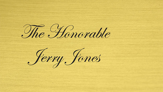 Trophy plaque in Gravolase™ Metallics