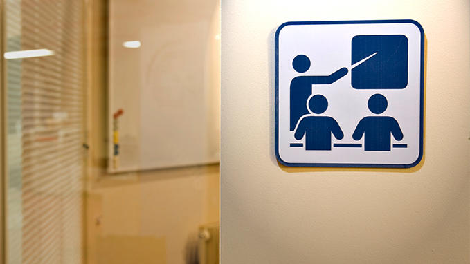 Indoor signage engraved and cut in Gravoply™ Laser