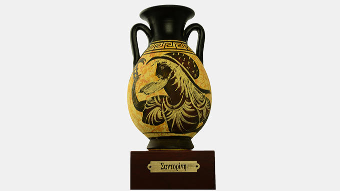 Ornamental plaque in satin-finish gold to mark an event or personalise a gift