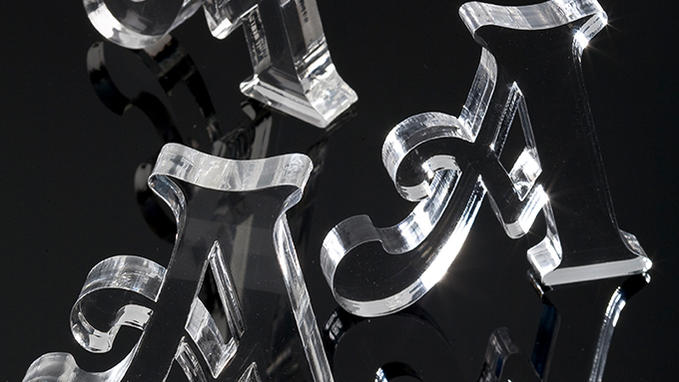 Acrylic cutting with laser