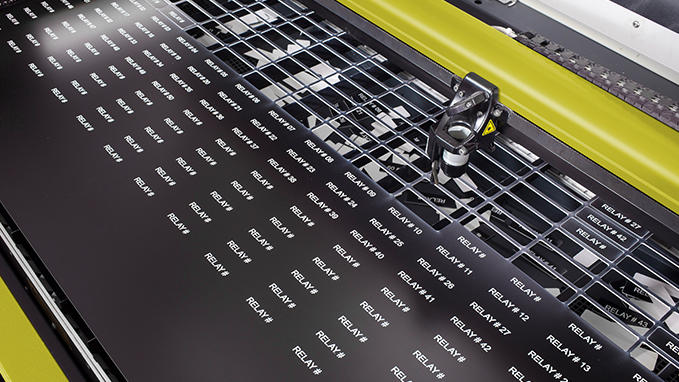 Laser marking and cutting on plastics