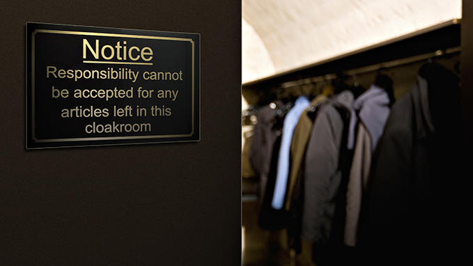 Laser marking for information signage