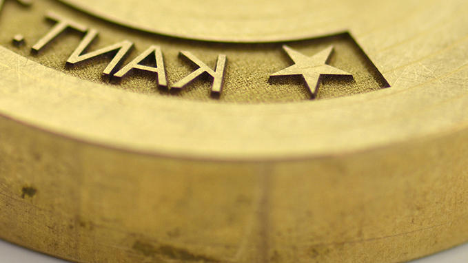 Deep laser marking on metal parts