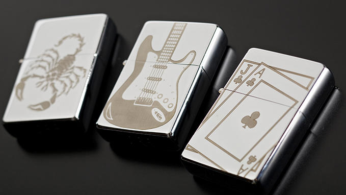 Personalisation of lighters with Gravotech laser