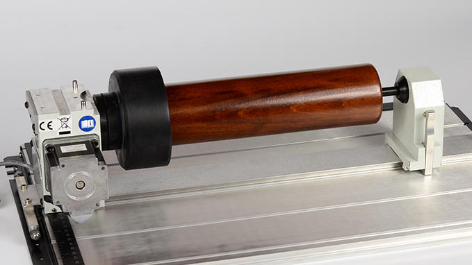 Cylinder attachment with wooden workpiece