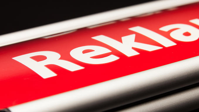 Mechanical engraving of signage plaques 