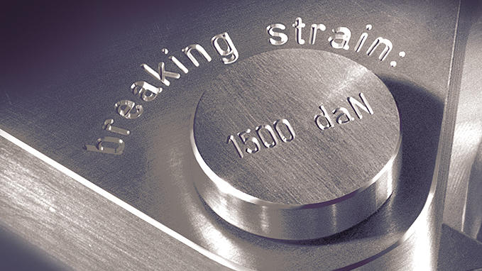 Mechanical engraving on metal industrial parts