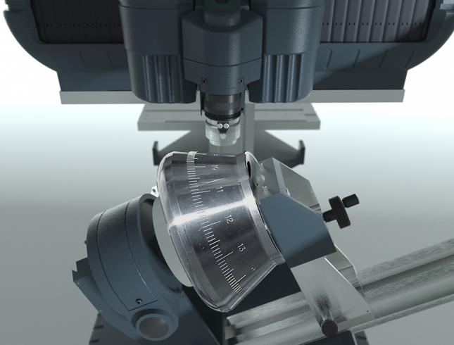 Engraving of front panels with the IS400 machine