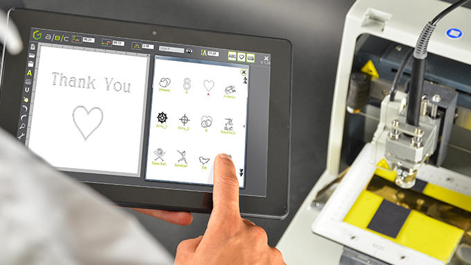 ultra simplified ABC software interface