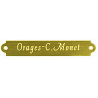 Monet ornamental plaques