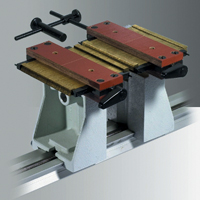 Multi-grip jigs with studs and sliding stop