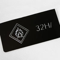 Engraving of machine identification plates